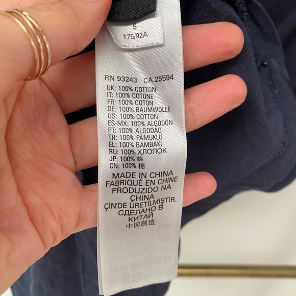 Diesel Short Sleeves Cotton Navy Basic Summer T-shirt With Logo Size S - Picture 7 of 7